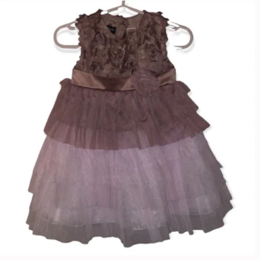 Wendy Bellissimo Pink Tiered Ruffle Tutu Dress